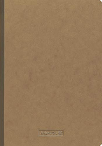 Brunnen Notizbuch Fact!plus flexibel braun A4 kariert 96 Blatt