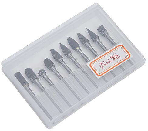 Accesorios , Cabezal de Esmerilado de Acero de Tungsteno Fuerte Y Resistente Carburo Cementado Ahorre Tiempo Alta Velocidad para Lijar Madera para Esmerilar Acero Aleado(Patrón único)