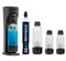 Drinkmate OmniFizz Wassersprudler und Getränkesprudler, sprudelt jegliche Getränke, inkl. 425g (bis zu 60L) CO2 Zylinder (Mattschwarz)