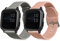 kwmobile Armband S kompatibel mit Garmin Venu Sq Music/Sq - 2X Fitnesstracker Sportarmband aus TPU und Silikon