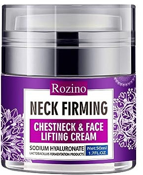Crème raffermissante au collagène pour le visage et le cou, crème raffermissante pour réduire le double cou du menton raffermissant et lifting anti-rides, crème hydratante réparatrice