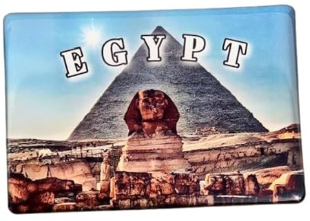 Egipto Souvenir, Egipto - Imán para nevera, diseño de pirámide