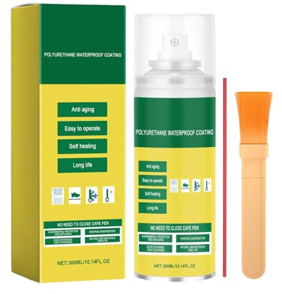 Spray De Sellante Impermeable,Agente Para Prevenir Fugas 300ml | Revestimiento Impermeable Transparente - Para Cerámica Madera Metal Hormigón Ventana Pared Techo Azulejo Cuarto De Ducha Cuarto De Baño