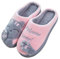 Cliont Mignon Chat Pantoufles Pantoufles Intérieur Anti Slip Chaussures pour Les Femmes Et Les Hommes,Rose,37/38 EU(Taille Fabricant: 38/39)