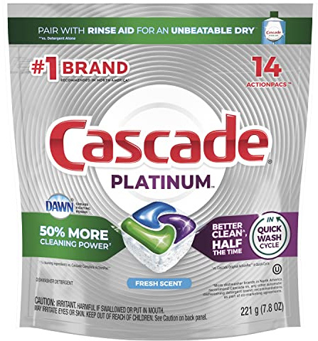 Procter & Gamble Cascade Action Geschirrspülmittel-Tabs 14 CT, Plastik, Keine Farbe