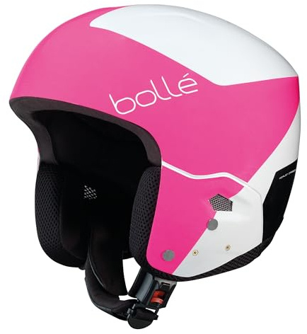 bollé - MEDALIST Tanoshi Pink Shiny L 57-58cm, Skihelm, Large, Unisex Erwachsene