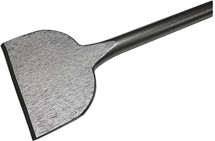 WERHE Burin plat SDS Max 75 x 600 mm – Burin large en acier trempé pour béton, maçonnerie et compatibilité avec les marteaux perforateurs