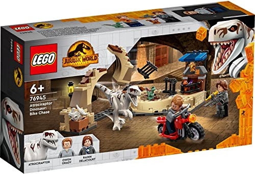 LEGO Jurassic World 76945 Atociraptor Dinosaurus Motorachtervolging