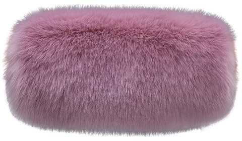 ISAKEN Winter Muff Handwärmer Handmuff Kunstpelz Armwärmer Plüsch Handwärmer Damen Kunstpelz Winter Muffs Warme Hand Muffs für Frauen Mädchen