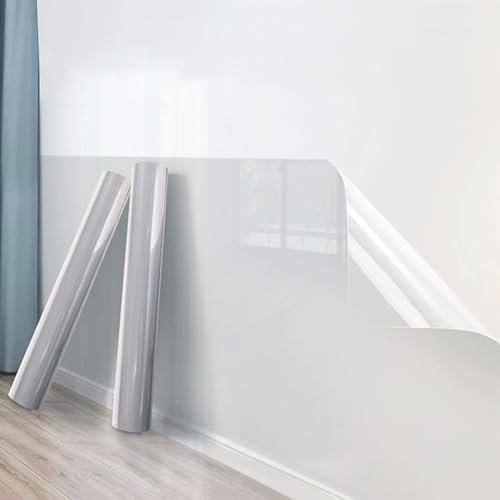 HANIUTTY Electrostática Transparente Protector Pared, 40X300cm Electrostática Papel de Contacto Removible No Adhesivo, Protector de Paredes de Papeleras Respaldos de Sillas Muebles Puertas