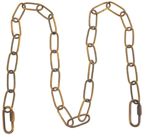 Veemoon Cadena Para Lámpara Colgante De Hierro Con Cierre De Accesorios Para Lámparas De Araña Cadena Resistente Para Colgar Luz Salón y Comedor