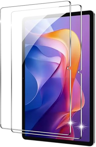 CAUHENYEE Pellicola Protettiva per Xiaomi Redmi Pad 2 / Redmi Pad 2 Play Bundle 11 2025 Vetro Temperato, Confezione da 2 HD Trasparente Pellicola Protettiva in Vetro Protettiva, AntiGraffio