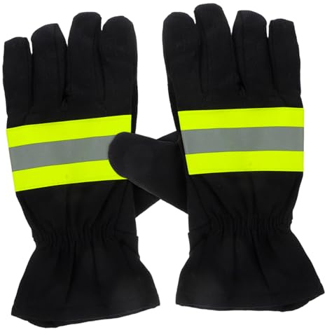 Mobestech de Protection Ignifuges Coton avec Bandes Réfléchissantes Isolants la Chaleur pour Intervention Incendie et Sécurité Incendie