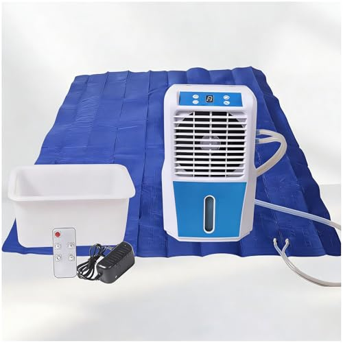 Colchón De Agua De Refrigeración, Almohadilla De Refrigeración, Refrigeración por Circulación De Agua, Modo Fuerte/débil, para Personas con Calor Y Sudor Nocturno(W70cmxL160cm/W27inxL63in)