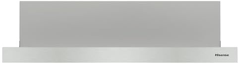 Hisense CH6TL4BX - Campana Telescópica 60 cm, Capacidad de Succión de 450 m³/h, Iluminación LED, Fácil Limpieza y Mantenimiento