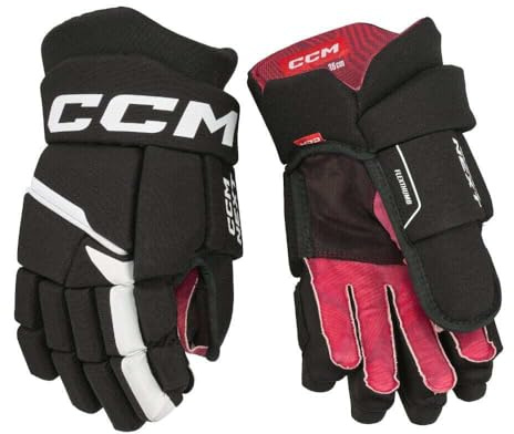 CCM Next ishockeyhandskar senior (marinblå/vit, storlek: 15)
