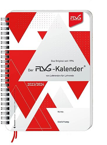 FLVG Lehrerplaner 2023/2024 A5 für Lehrerinnen und Lehrer kompakter Schulplaner, Lehrerkalender für den Unterricht, Schule, Job