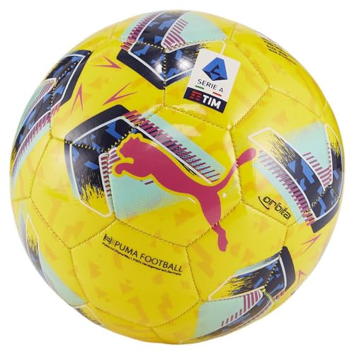 Puma 084118-02 PUMA Orbita Serie A MS Mini Pallone da calcio ricreativo Unisex Adulto yellow Taglia Mini