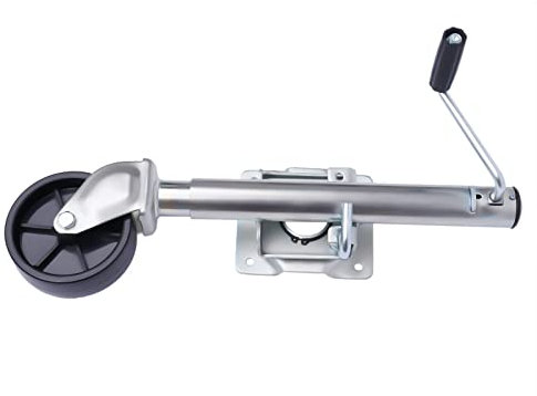 Rueda de apoyo automática para remolque, rueda de apoyo automática, para coche, remolque, caravana, remolque, máx. 1200 lb