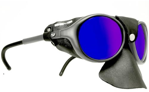 Daisan 8846 Herren Sonnenbrille Gletscherbrille Kat. 4 Leder-Seitenschutz Nasenschutz