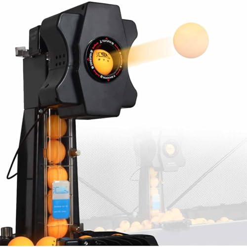 Pingisbollar Bordtennisrobot Bärbar Med 9 Olika Snurrbollar Automatisk Pingisrobot Bollmaskin Pingismaskin För Träning Med 200 Bollar Bordtennis
