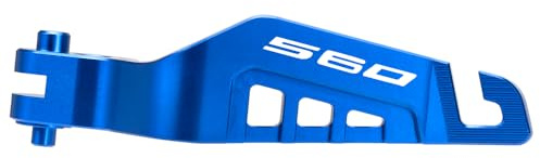 MotHeartCNC Leva freno di parcheggio moto per TMAX 560 Tech MAX 2020-2023 Interruttore freno di stazionamento superficie resistente alla corrosione tmax 560 tech max accessori (blu)
