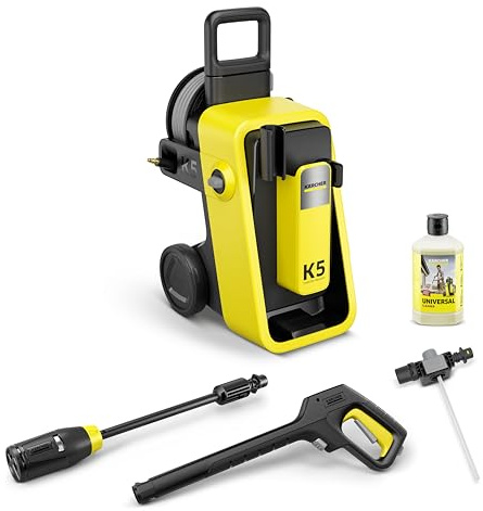 Kärcher hidrolimpiadora K 5 Comfort Premium, presión: 145 Bar, caudal: 500 l/h, Superficie: 40 m²/h, Manguera de Alta presión Extra Flexible, enrollador de mangueras, Multi Jet 4 en 1