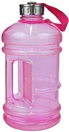 Large Drinking Bottle Sports Water Bottle 2.2L with Easy Carry Handle Gym Bottle Extra Large Sports Bottle 2.2 Litre Bottle Barrel