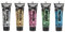 Holographisches Gesichts & Körper Chunky Glitzer Gel von Moon Glitter - 12ml - Set mit 5 Farben - Glitzer Gesichtsfarbe