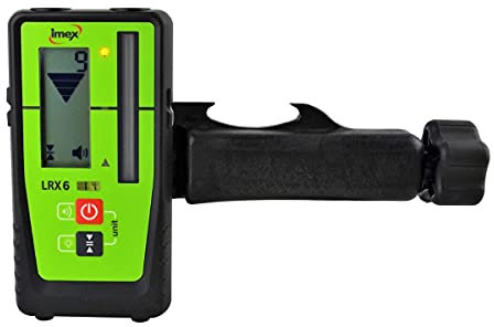 Buyaparcel Imex LRX6 60mm Digital Laser Level Receiver Red Green Beam Detector Shockproof