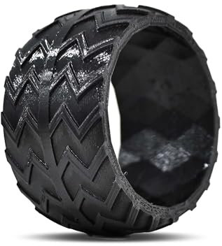 Radschutz XL für Worx Landroid Frontrad Profil Erhöhung Überzug, Frontrad Profil Mäheroboter Erhöhung Zubehör S300 M500 M700 M1000 und Viele Mehr, Profil Tuning für Worx Radschutz