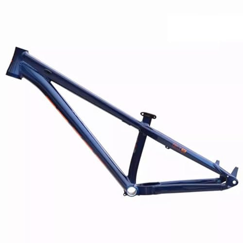 Salto Dirt Cuadro MTB 26er XC/Am Hardtail Cuadro BTT Eje Pasante Boost 12x148mm Cuadro De Aleación De Aluminio Freno De Disco Bastidores De Enrutamiento Interno(Color:Blauw)
