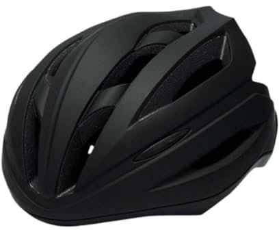 Perfeclan Fahrradhelm Fahrradhelm Atmungsaktiv Stoßdämpfender Fahrradhelm Sporthelme für Inlineskating Radfahren Pendeln Frauen, Schwarz