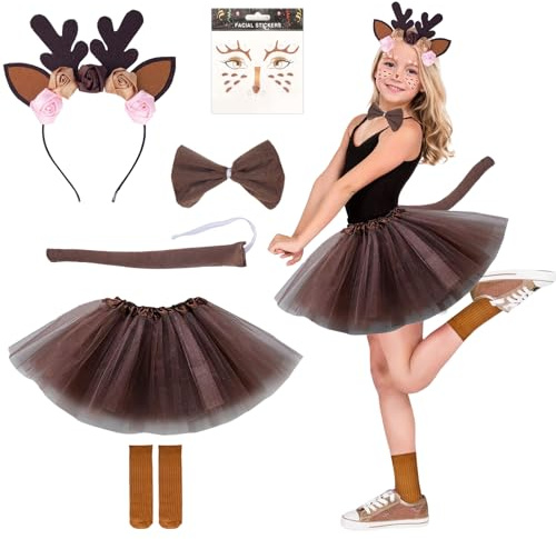 Zhulybowei costume da cervo per bambino