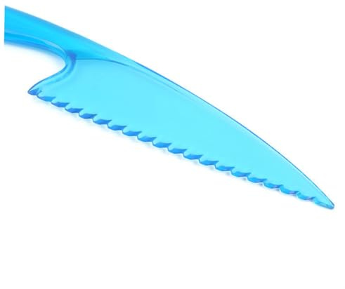 Cabilock Spatule à Gâteau Plastique Colorée Couteau Pâtisserie Pour Mariage Anniversaire Et Fête Sécurité Alimentaire Nettoyage Facile Motif Aléatoire