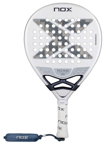 Nox Agustin Tapia AT10 Genius 12K Xtrem Lite - Racchetta da paddle, multicolore