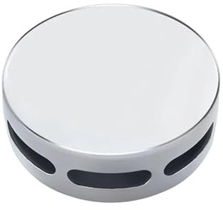 Ugello Generatore Di Vapore Con Uscita Vapore Lucida in Acciaio Inossidabile Rotondo 304 Testa Vapore Con Tasca Per Olio Essenziale Per Doccia Sauna Bagno (G1/2,Stile B)