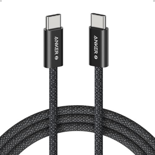 Anker USB C auf USB C Kabel, 240W USB C Kabel 1,8m, geflochtenes und schmutzabweisendes USB C Ladekabel für iPhone 16 15 Serie Galaxy S24 S23 MacBook Pro Air iPad Pro Air