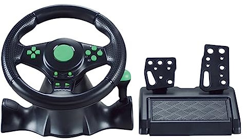 Volant de course à double embrayage avec levier de vitesses manuel et contrôleur de vibration pour Switch One/360/PS4/PS2/PS3/PC