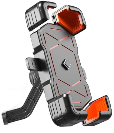 Motorbike Phone Holder for BMW Concept CE02 2021, Motorcycle Handlebar Phone Mount 360° Rotatable Adjustable Anti Vibration Holder,Rearviewmirrorstyle-B