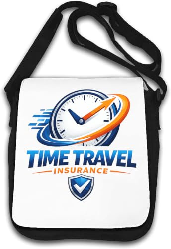 Protection For Your Time Travel Plans Shoulder Bag White