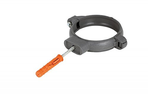 Abrazadera de plástico con tornillo de 110 mm tubo de residuos redondo clip soporte para colgar (110 mm)