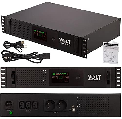 RACK UPS 1200VA 19 Zoll 2U 2 x 7Ah Notstromadapter 720 W