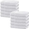 Erwin Müller Handtuch 10er-Pack Heidelberg 100% Baumwolle weiß Größe 50x100 cm - saugstark, gut trocknend, kompakt, leichte Qualität - ideal für Sport, Strand, Reisen