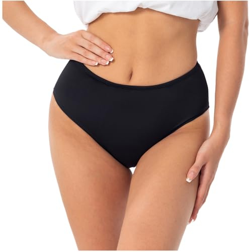 Maillot de Bain Menstruel - Bsorbant Antifuite et Anti Odeur Culotte Menstruelle, Maillot de Bain Menstruel Adolescente, Culotte Maillot de Bain Regle Menstruelle Ado, Confortable Piscine et Plage(XS)