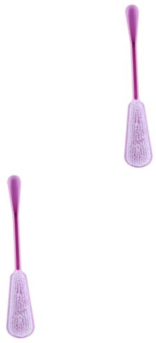 Healeved 2 Pièces Brosse de à poils doux nettoyant pour épurateur de nettoyage accessoires pour le bain accessoire bain outil de brosse de brosse de massage du