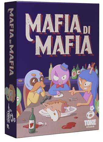Mafia di Mafia - Juego de Mesa - Party Game - De 3 a 8 Jugadores - Divertido para Familia y Amigos - Regalo Original - Español