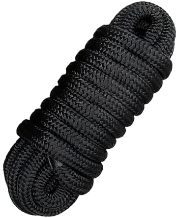 Corda per imbarcazioni | Corda di ormeggio in nylon resistente, linea sicura per moto d'acqua, corda marina flessibile | Prestazioni affidabili che supporta traino, sci, kayak, yacht | per avventure