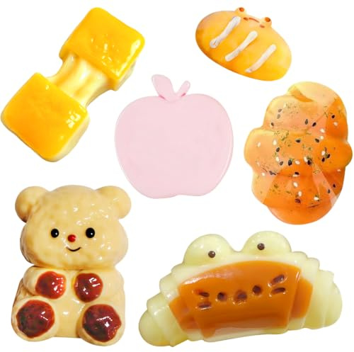 MLPKOI 6 PCS Taba Squishy, Jouets Squishy Mignons, Squeeze Fidget Jouets Anti Stress, Fufu Squishys Set, Toy Squishes Kit, Soulagement du Stress, Sensoriels Anti-Stress, Cadeaux d'anniversaire Kawaii