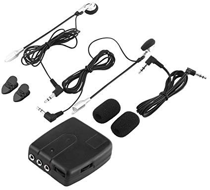 Keenso Motorradhelm Intercom Set, Gegensprechanlage Sprechanlage Helm-zu-Helm Kommunikationssystem